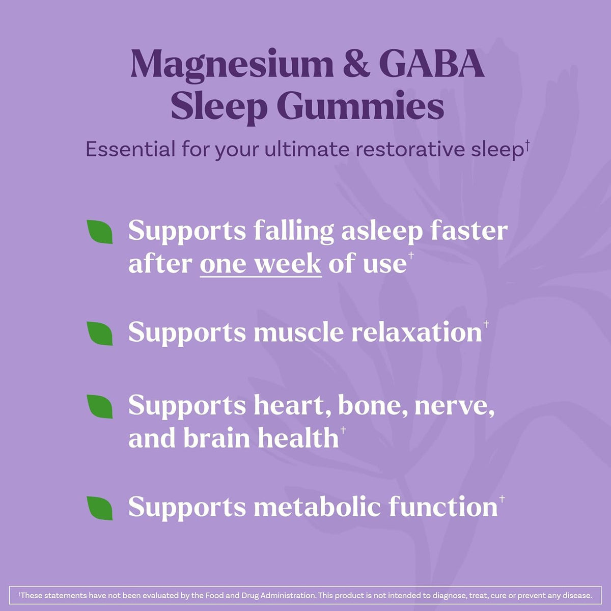 Gummies de magnésium glycérophosphate Natrol, ingrédients sur l'emballage