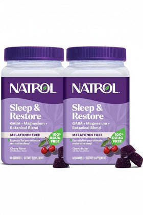 Gummies de magnésium glycérophosphate Natrol, paquet de 60, cerise