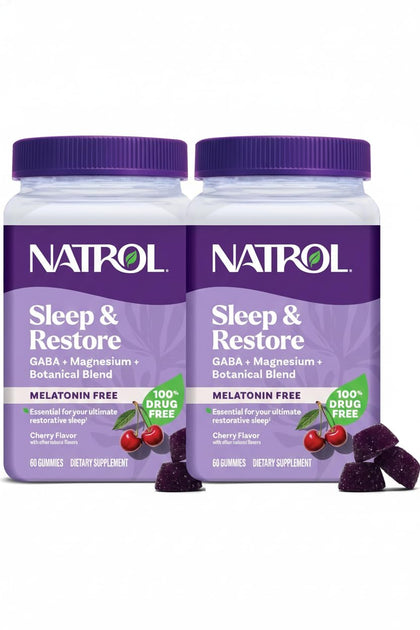 Gummies de magnésium glycérophosphate Natrol, paquet de 60, cerise
