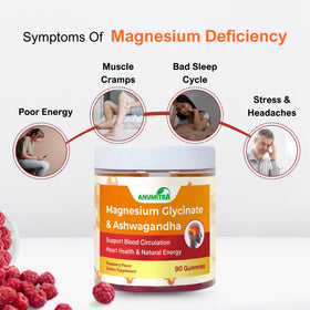 Gummies de Magnésium Glycinate 1000mg ANUMITRA, vue de dessus