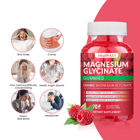 Gummies de Magnésium Glycinate 1000mg Health4All, vue de côté