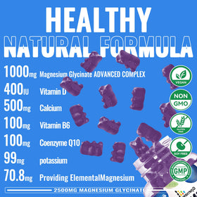 Gummies de Magnésium Glycinate 2500mg Openovomins - vue de côté