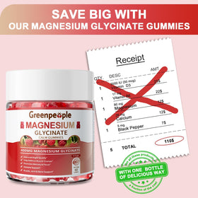Gummies de Magnésium Glycinate 400mg GREENPEOPLE, portion dans une main