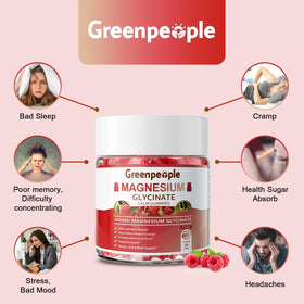 Gummies de Magnésium Glycinate 400mg GREENPEOPLE, vue de côté