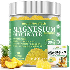 Gummies de Magnésium Glycinate 400mg HealthNovaTech vue de face