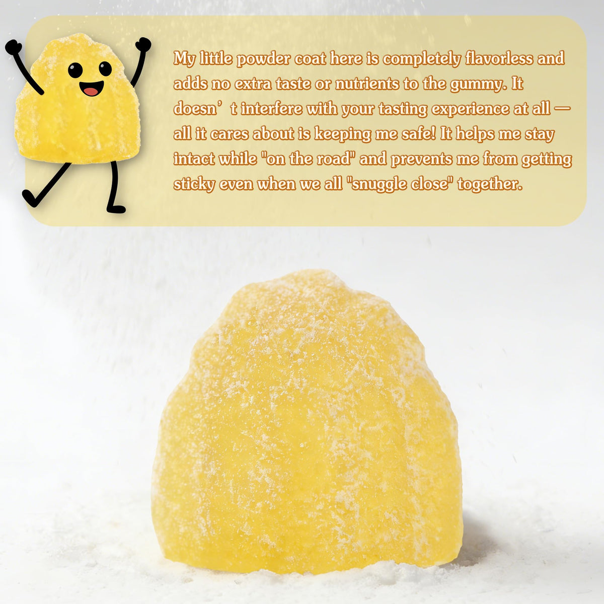 Gummies de magnésium glycinate 400mg sur une table