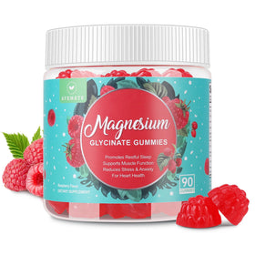 Gummies de magnésium glycinate AFXMATE 90 Ct, vue de face