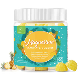 Gummies de magnésium glycinate AFXMATE 90 Ct, vue de face