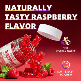 Gummies de magnésium glycinate Alliwise avec une main tenant le bocal
