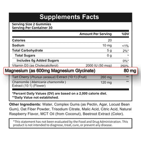 Gummies de magnésium glycinate Alliwise sur fond blanc