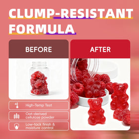 Gummies de magnésium glycinate Alliwise sur une table en bois