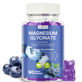 Gummies de Magnésium Glycinate ALOPOA01 1000mg vue de face