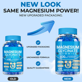 Gummies de magnésium glycinate Cytona avec étiquettes des ingrédients
