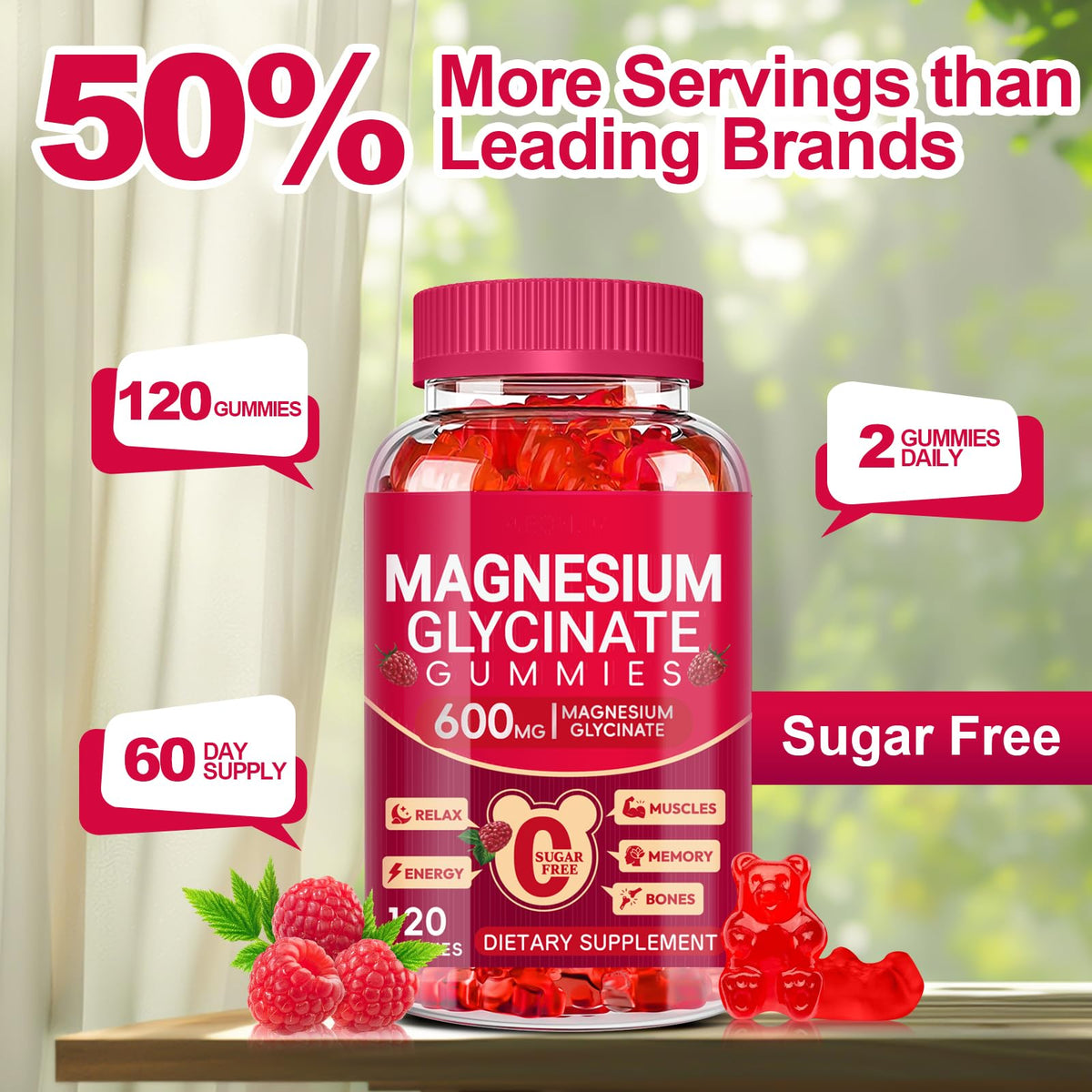 Gummies de magnésium glycinate Cytona, prise en main