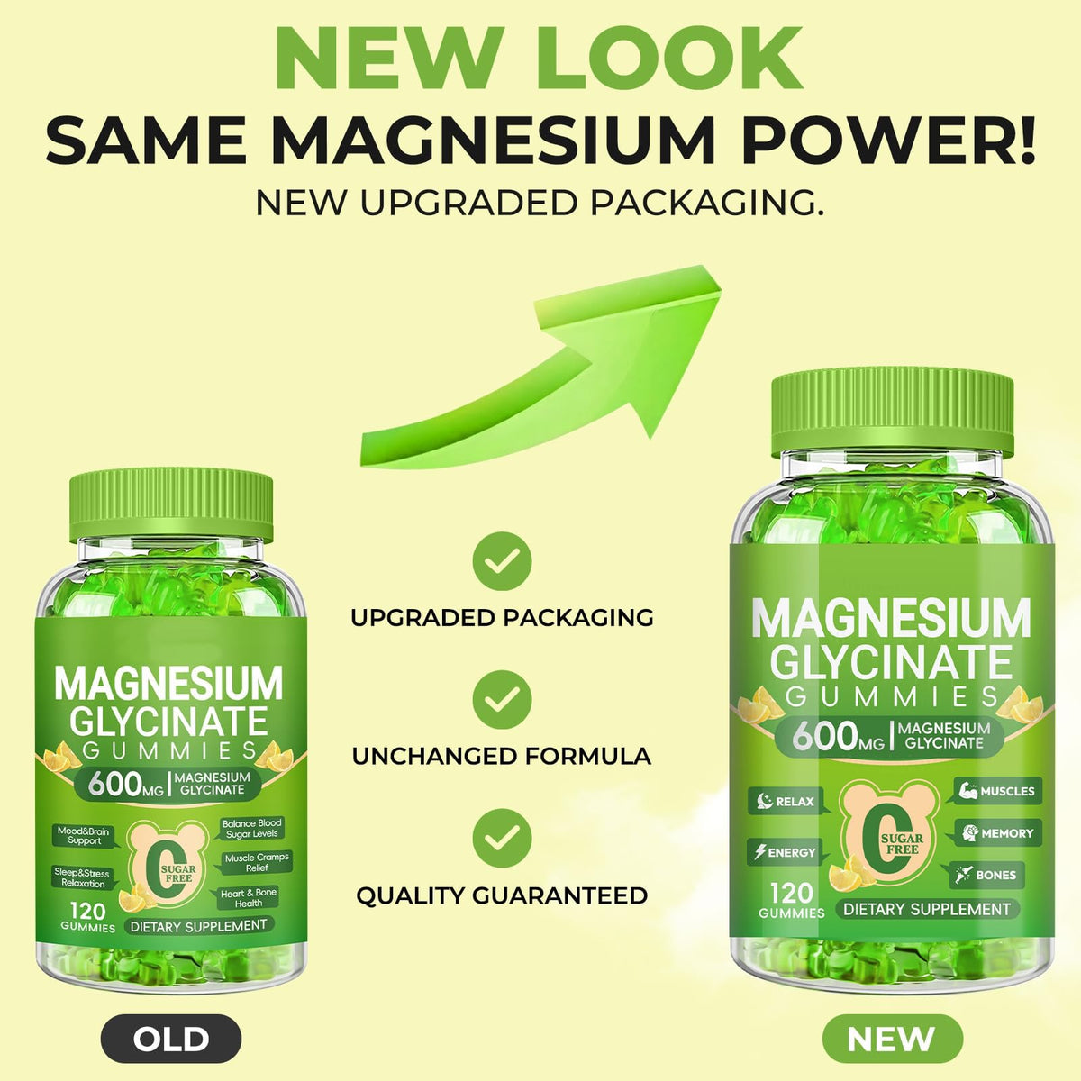 Gummies de magnésium glycinate Cytona sur une table en bois