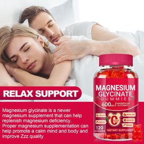 Gummies de magnésium glycinate Cytona, vue de côté avec étiquette visible