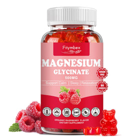 Gummies de Magnésium Glycinate Friymbex saveur framboise vue de face