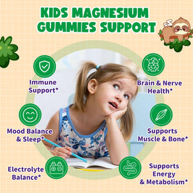 Gummies de Magnésium Glycinate GZ HAOYUAN en vue de près