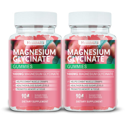 Gummies de magnésium glycinate Health4All, 180 pièces, vue de face