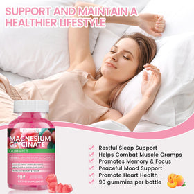 Gummies de magnésium glycinate Health4All, texture douce et moelleuse