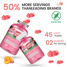 Gummies de magnésium glycinate Health4All, utilisation familiale