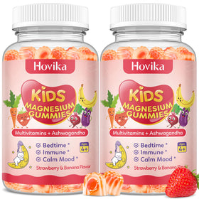 Gummies de magnésium glycinate Hovika pour enfants, paquet de 60 unités