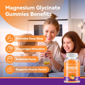 Gummies de magnésium glycinate Inner Brightness 600mg, détail de l'emballage