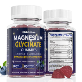 Gummies de magnésium glycinate Klinovium en vue de face