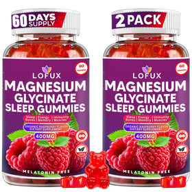 Gummies de magnésium glycinate Lofux 400mg vue de face