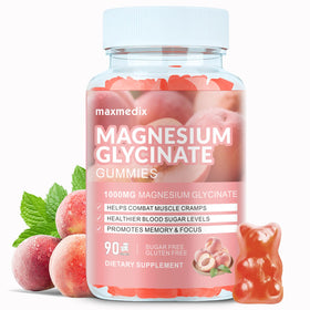 Gummies de Magnésium Glycinate Maxmedix 1000mg, vue de face