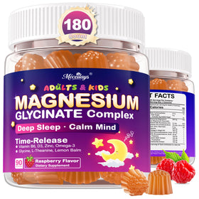 Gummies de Magnésium Glycinate Meceilays 180 gummies saveur framboise