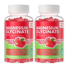 Gummies de magnésium glycinate Novomins 1000mg, vue de face