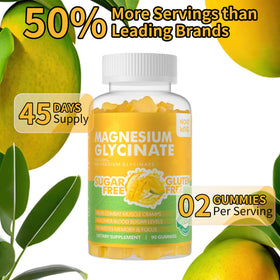 Gummies de magnésium glycinate Novomins avec des ingrédients naturels