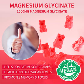 Gummies de magnésium glycinate Novomins, ingrédients principaux