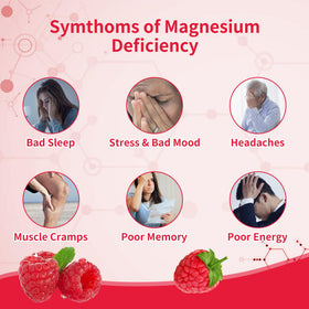 Gummies de magnésium glycinate Novomins, vue de côté