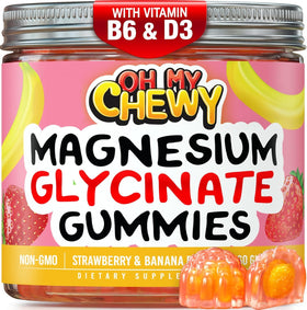 Gummies de magnésium glycinate OH MY CHEWY 490g, vue de face