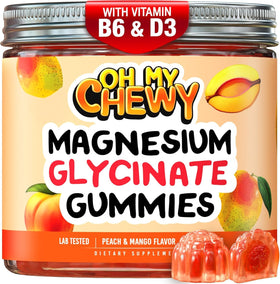 Gummies de magnésium glycinate OH MY CHEWY vue de face