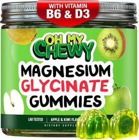 Gummies de magnésium glycinate OH MY CHEWY, vue de face