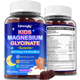 Gummies de Magnésium Glycinate pour enfants Edmmyliy, vue de face