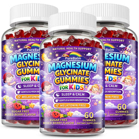 Gummies de magnésium glycinate PureBalm 400mg vue de face