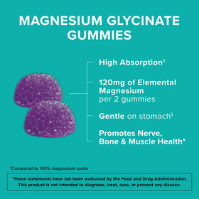 Gummies de magnésium glycinate Qunol, détail du goût de baies mélangées