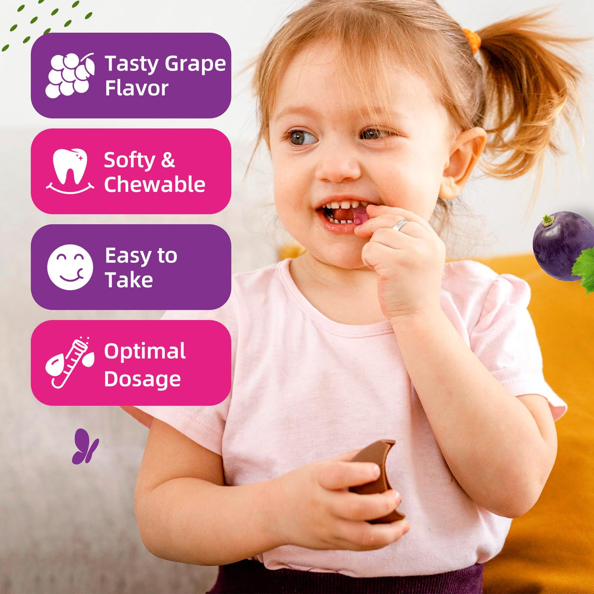 Gummies de magnésium glycinate ReviNutra en mode de vie actif