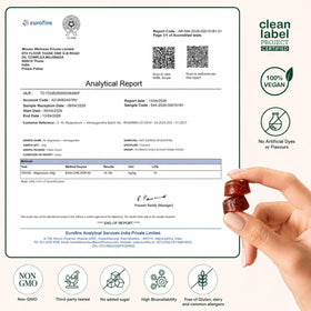 Gummies de Magnésium Glycinate ROOT LABS 675mg, présentation des gummies