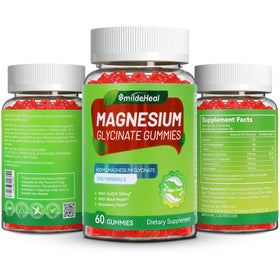 Gummies de magnésium glycinate SmildeHeal, détail des ingrédients