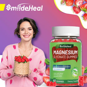 Gummies de magnésium glycinate SmildeHeal, présentation des gummies