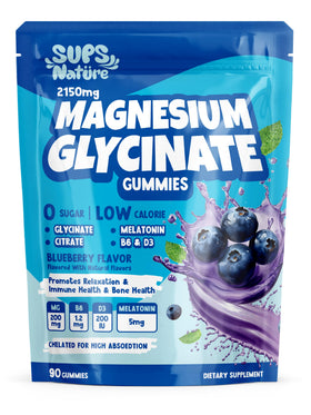 Gummies de magnésium glycinate sups nature en pot de 90 gummies