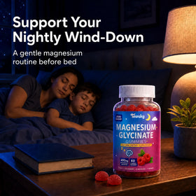 Gummies de Magnésium Glycinate Tewuky dans un bol
