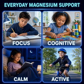 Gummies de magnésium glycinate Tewuky en goût myrtille