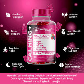 Gummies de Magnésium Glycinate WELLNESS LABSRX, texture et couleur