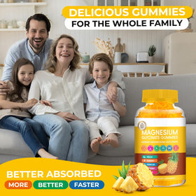 Gummies de magnésium glycinate Xytora avec étiquette visible